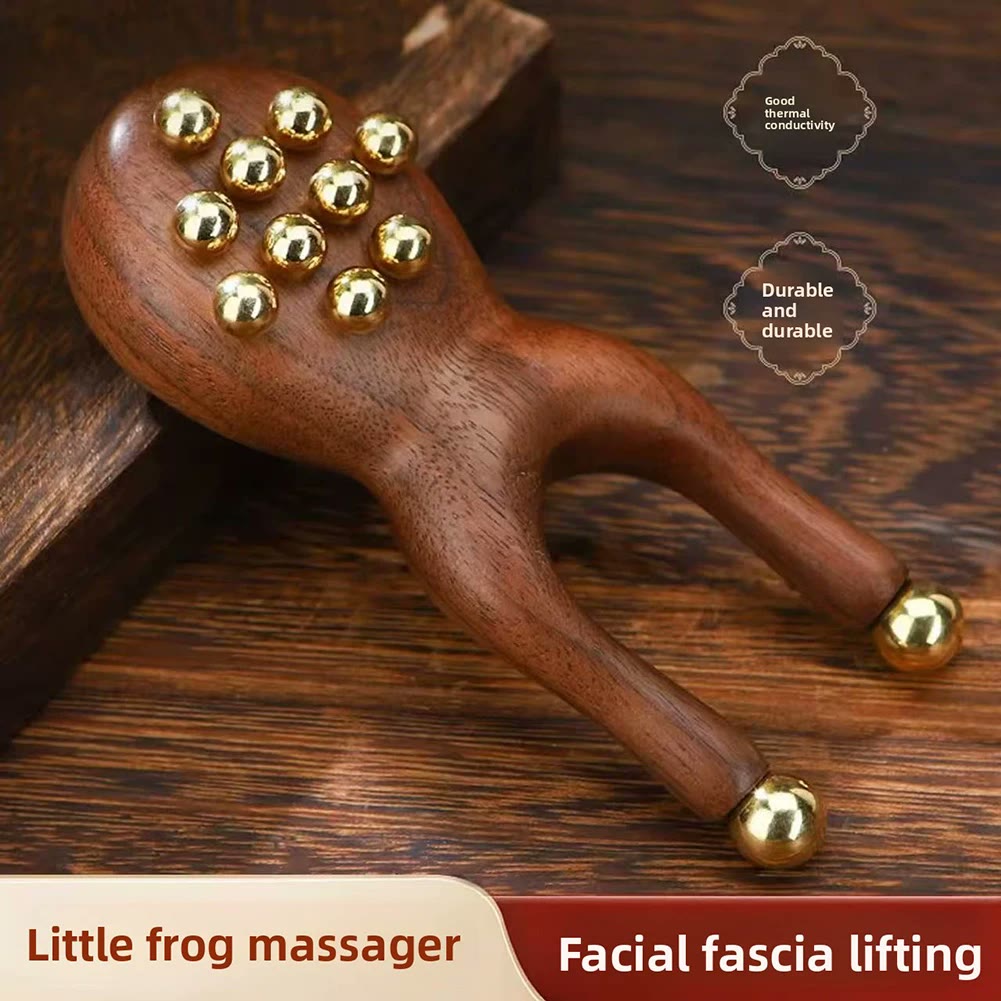 Y-Shaped Acupressure Tool with Brass Beads